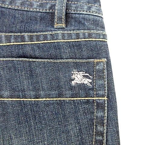Burberry Blue Label ブラック プリーツキュロット バーバリーブルーレーベル BURBERRY BLUE LABEL クロップド