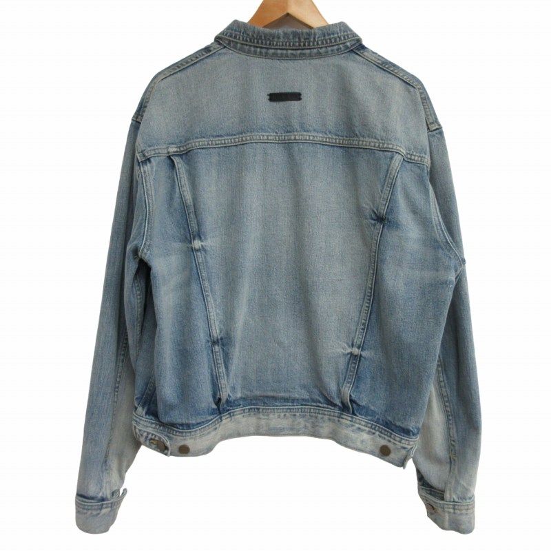 FEAR OF GOD ライトブルー デニムジャケット FEAR OF GOD Seventh Collection Blue Trucker Denim Jacket US L