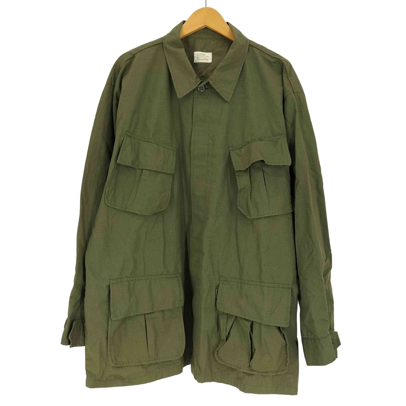 ユーエスアーミー U.S. ARMY 60S 4TH COTTON WIND RESISTANT RIP