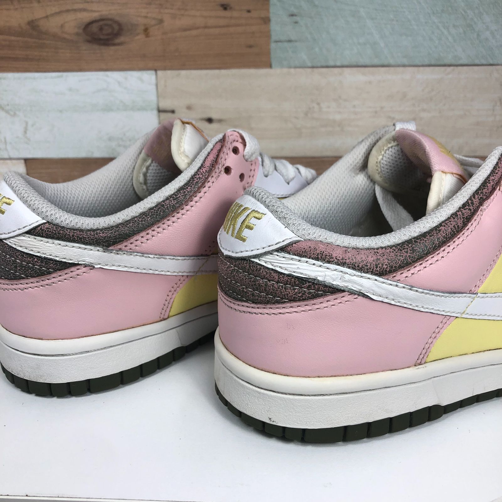 NIKE DUNK LOW ダンク ロー カット ホワイト ピンク 白 レディース 