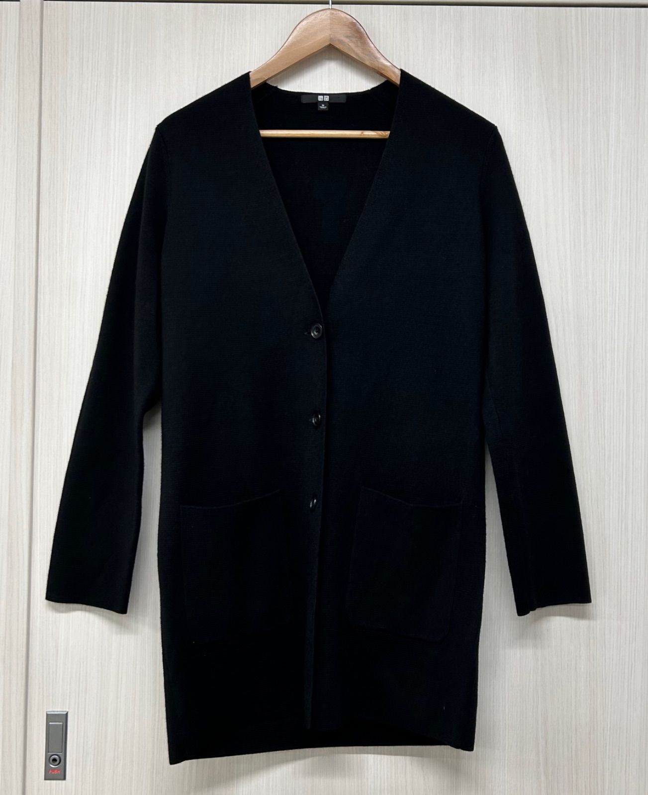ユニクロ ミラノリブロングジャケット カーディガン M - メルカリ