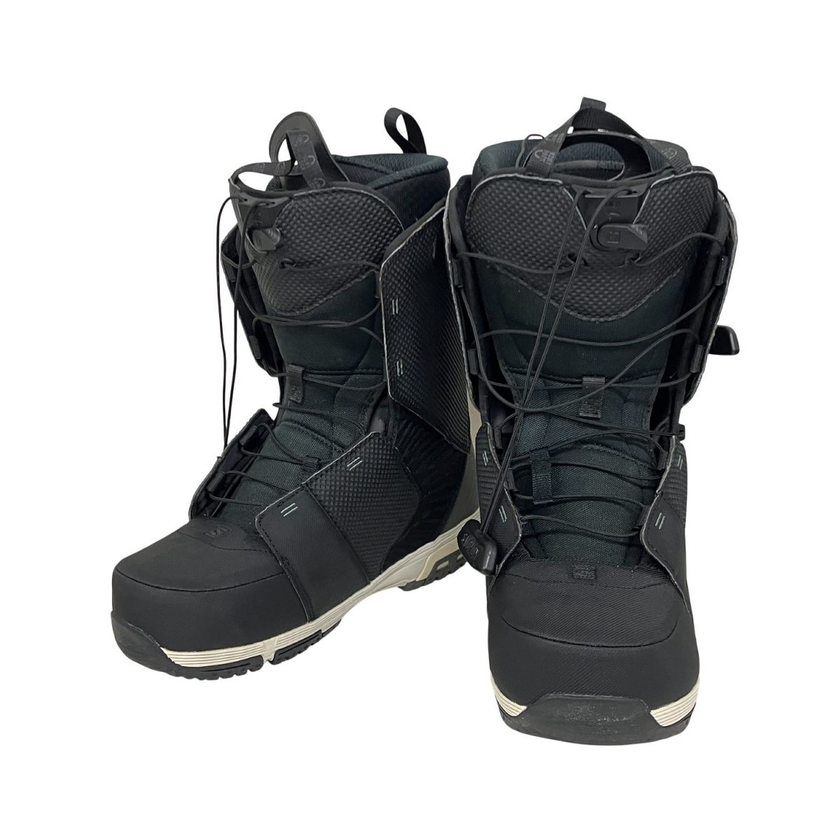 SALOMON DIALOGUE WIDE メンズ スノーボードブーツ 27cm ブラック系 スノボ ウィンタースポーツ サロモン T10387671