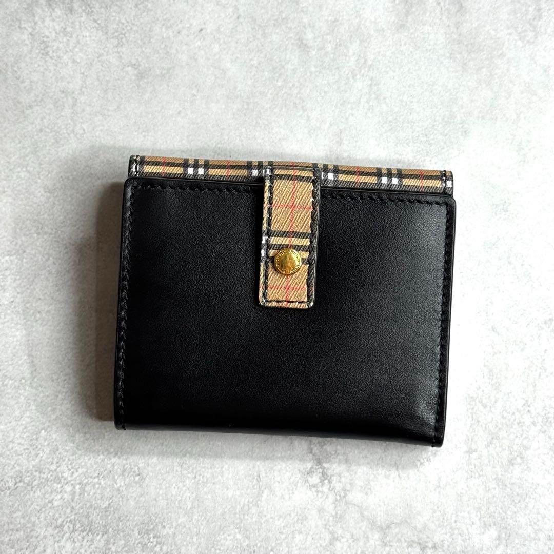 BURBERRY バーバリー ヴィンテージチェックコンパクトウォレット BURBERRY】ヴィンテージチェックのリュック＆ハットか、シックな