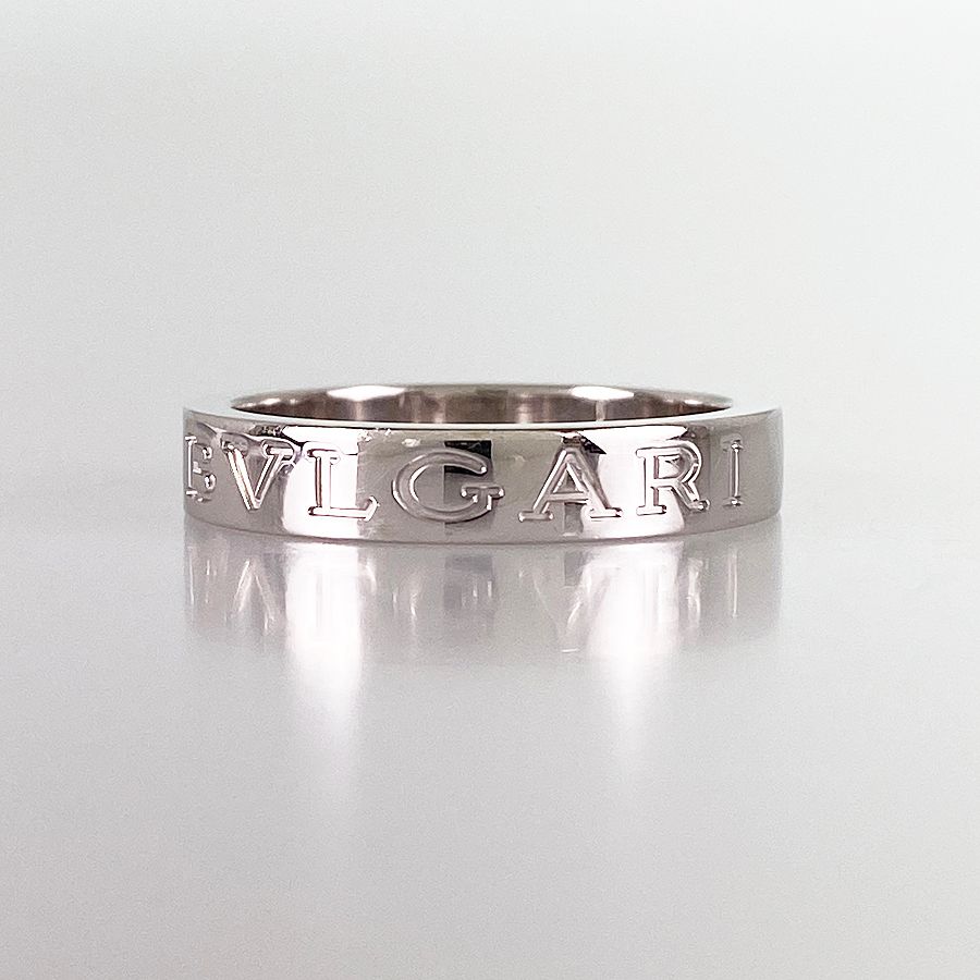 ブルガリ BVLGARI ブルガリブルガリ ダブルロゴ K18WG ダイヤモンド 18  