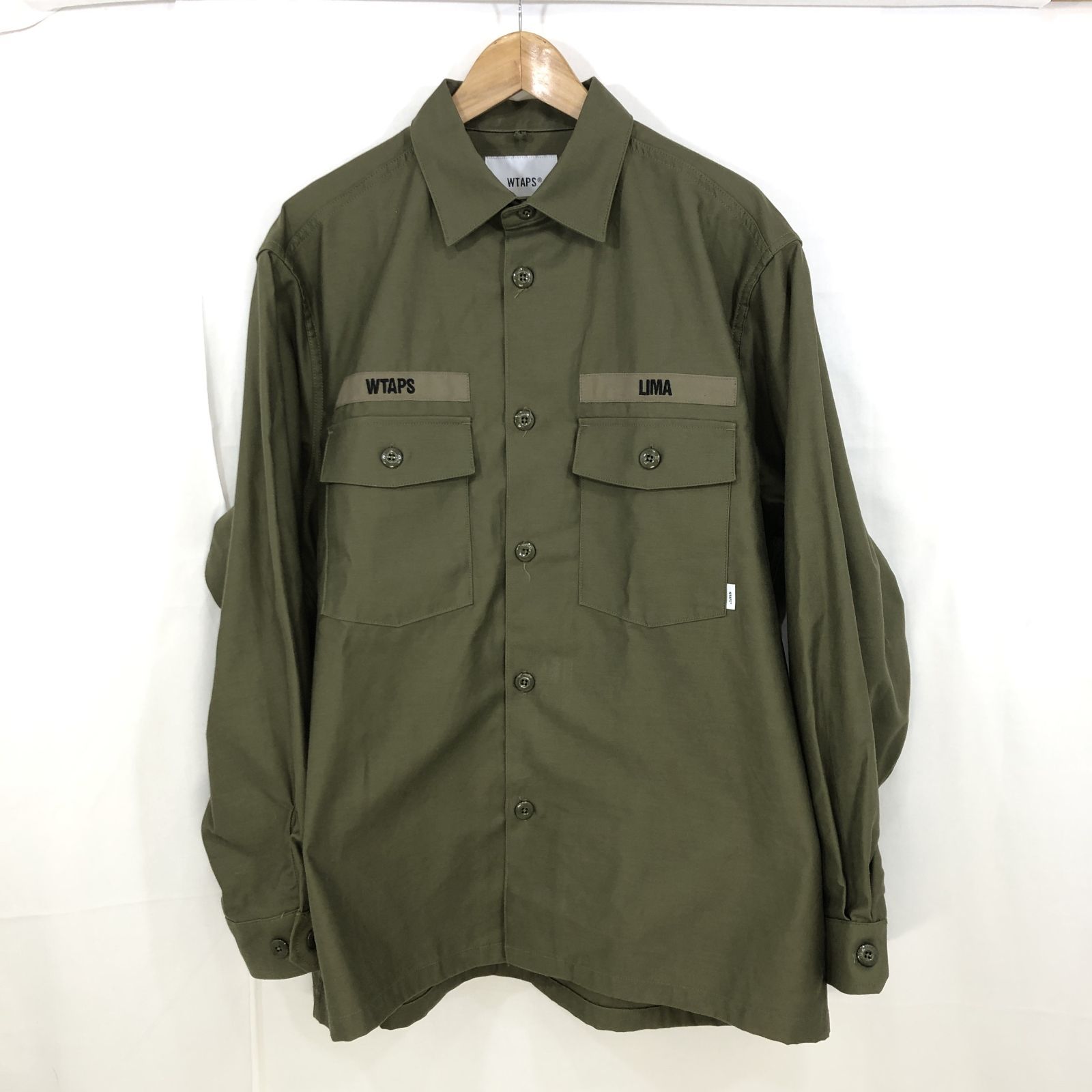 WTAPS ダブルタップス 24FW ユーティリティシャツ カーキ サイズ