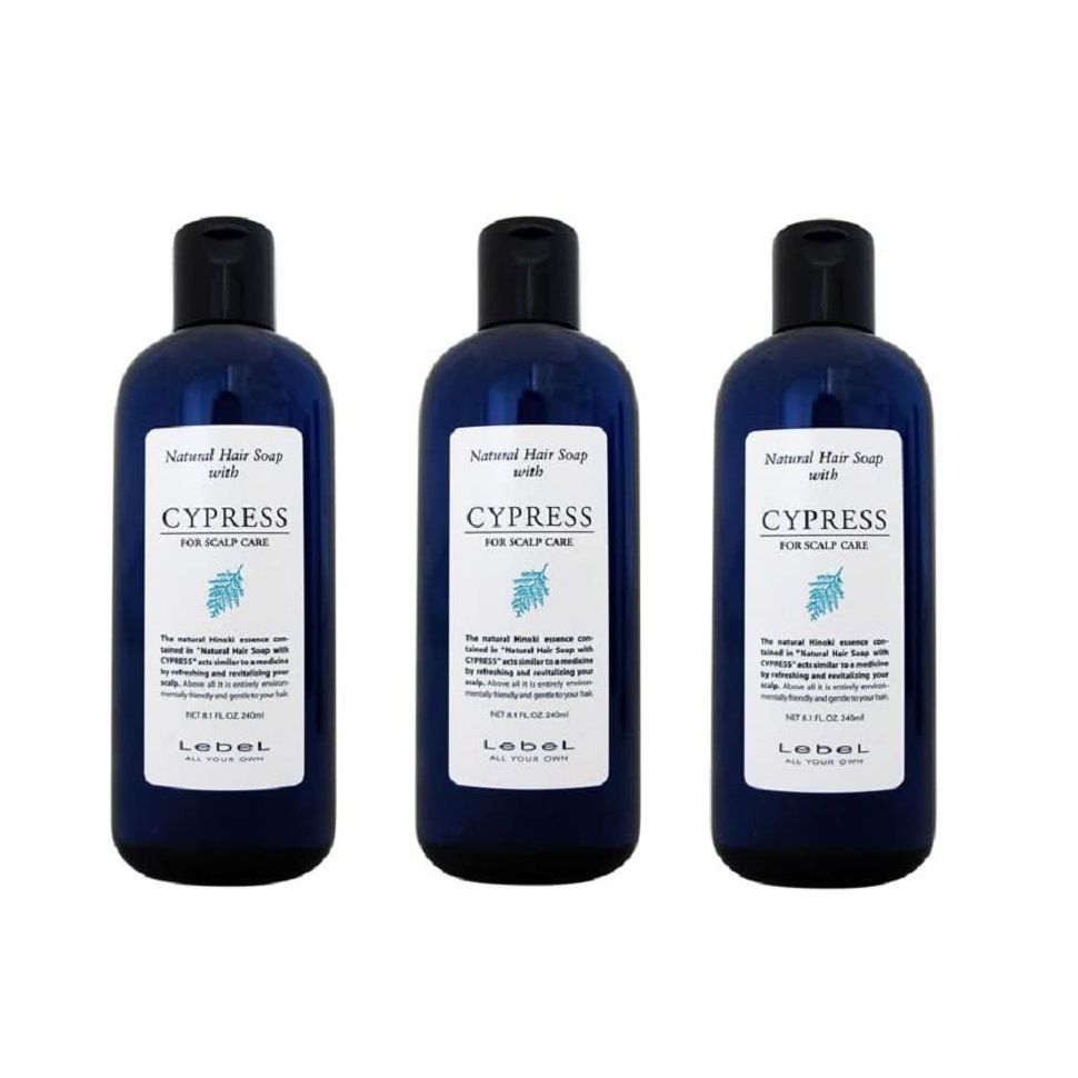 ルベル ナチュラル ヘアソープ ウィズ 240ml サイプレス CYD×3セット