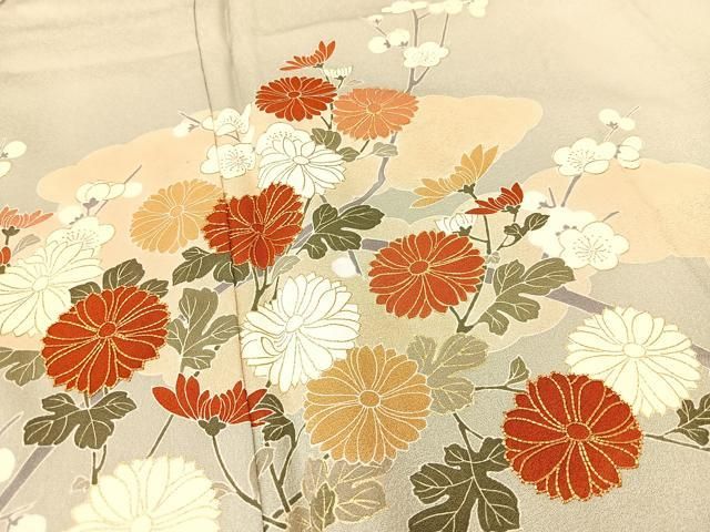 S*o様 訪問着　花柄刺繍 楽天市場】【レンタル】手刺繍 訪問着レンタル「尾我佐染繍」高級