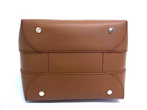 BURBERRY 2WAY ハンドバッグ ショルダーバッグ レザー ブラウン BURBERRY 2WAY ハンドバッグ ショルダーバッグ レザー ブラウン