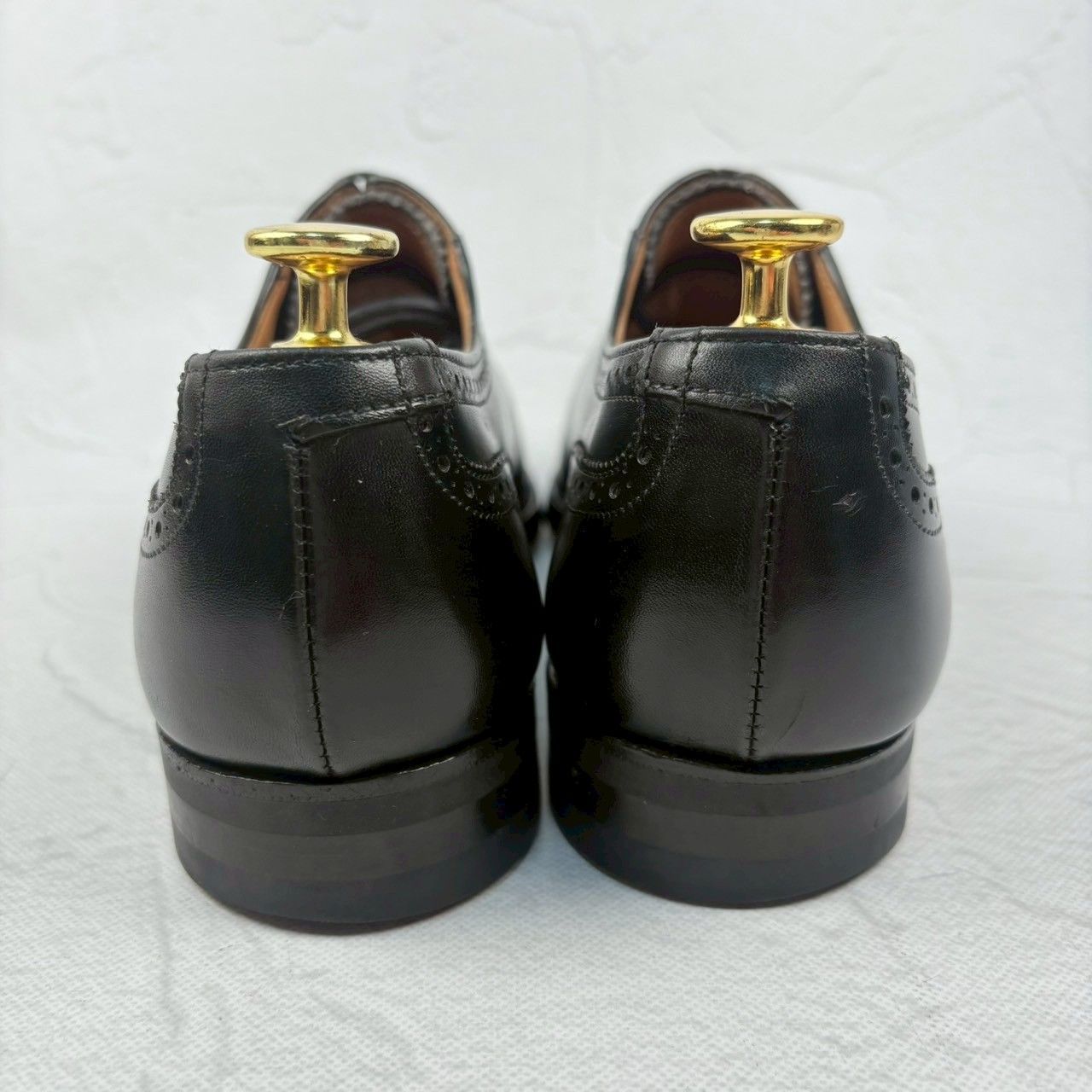未使用美品！クロケット・アンド・ジョーンズ セミブローグ黒　City Sole クロケット&ジョーンズ 6E【CITYソール/YEOVIL/セミブローグ