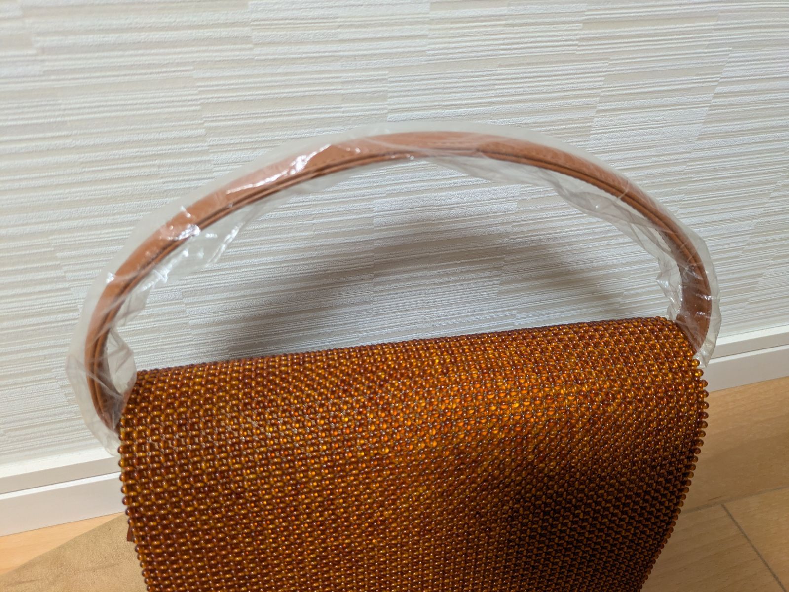 新品未使用 PERSOGE ペルソージ 琥珀 2wayバッグ ハンドバッグ