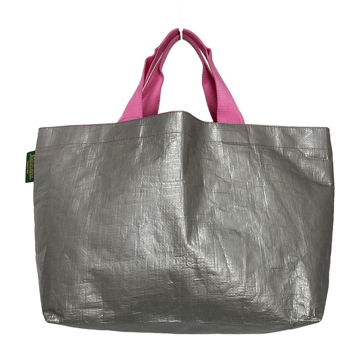 Herve Chapelier マルシェバッグ　2012PP M ピンク×グレー Herve Chapelier(エルベシャプリエ) トートバッグ マルシェ