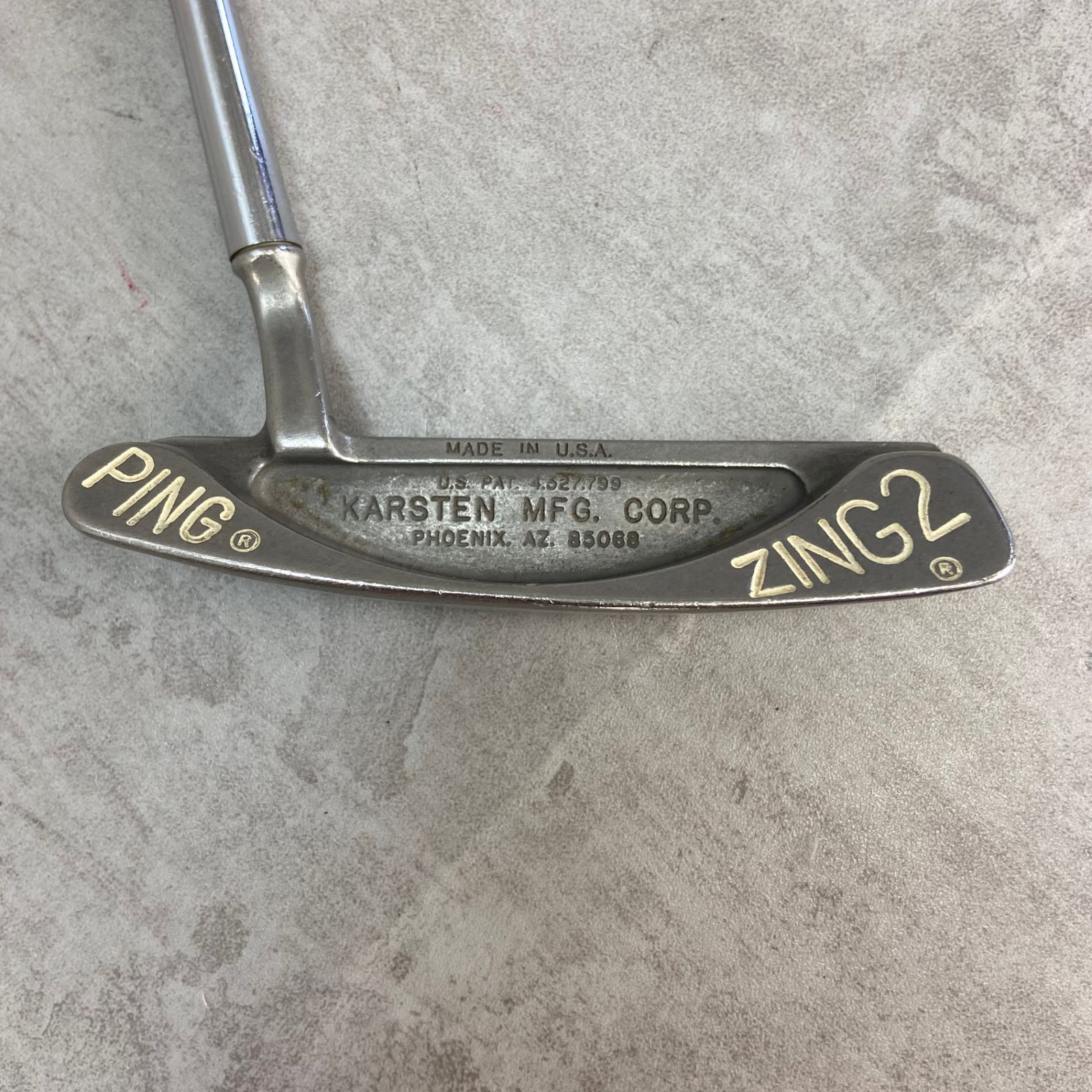 PING - PING　ZING2　メンズゴルフパター　スチール　右利き用　PT　ピン型　約32.7インチ　約462g　ピン　ジング　ステンレス PING ZING2 メンズゴルフパター スチール 右利き用 PT ピン型 約