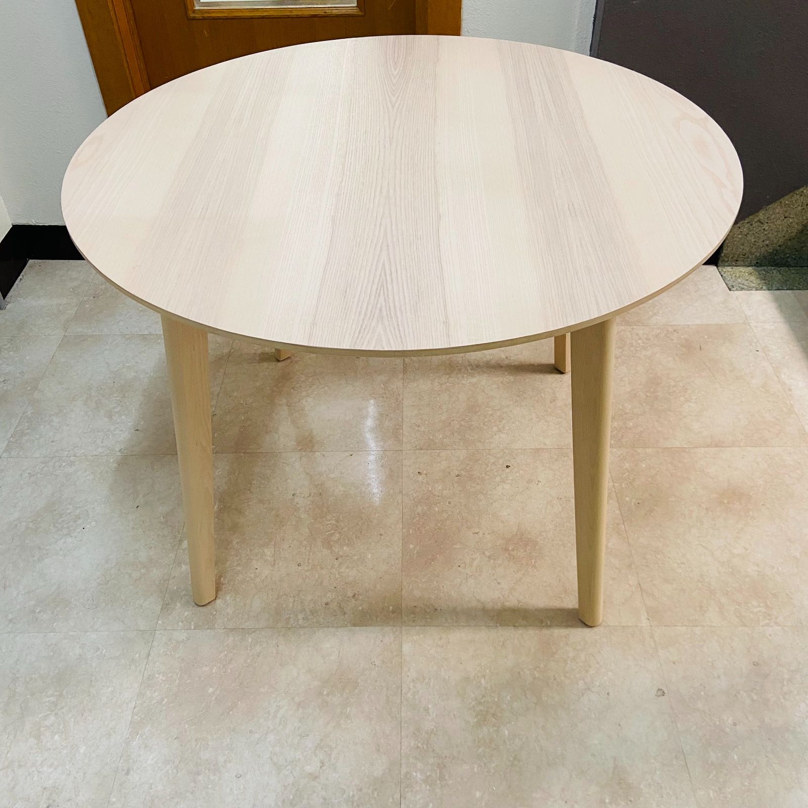 IKEA リーサボー LISABO 丸テーブル 直径105cm ダイニング プランク