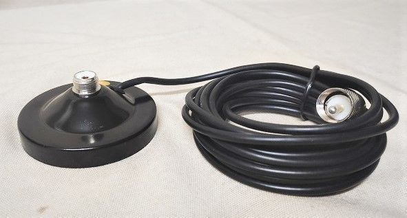 144/430MHz アンテナ 55cm 基台 テフロン線 防水キャップ付 144/430MHz ソフトアンテナ 基台 テフロン ケーブル 防水キャップ付