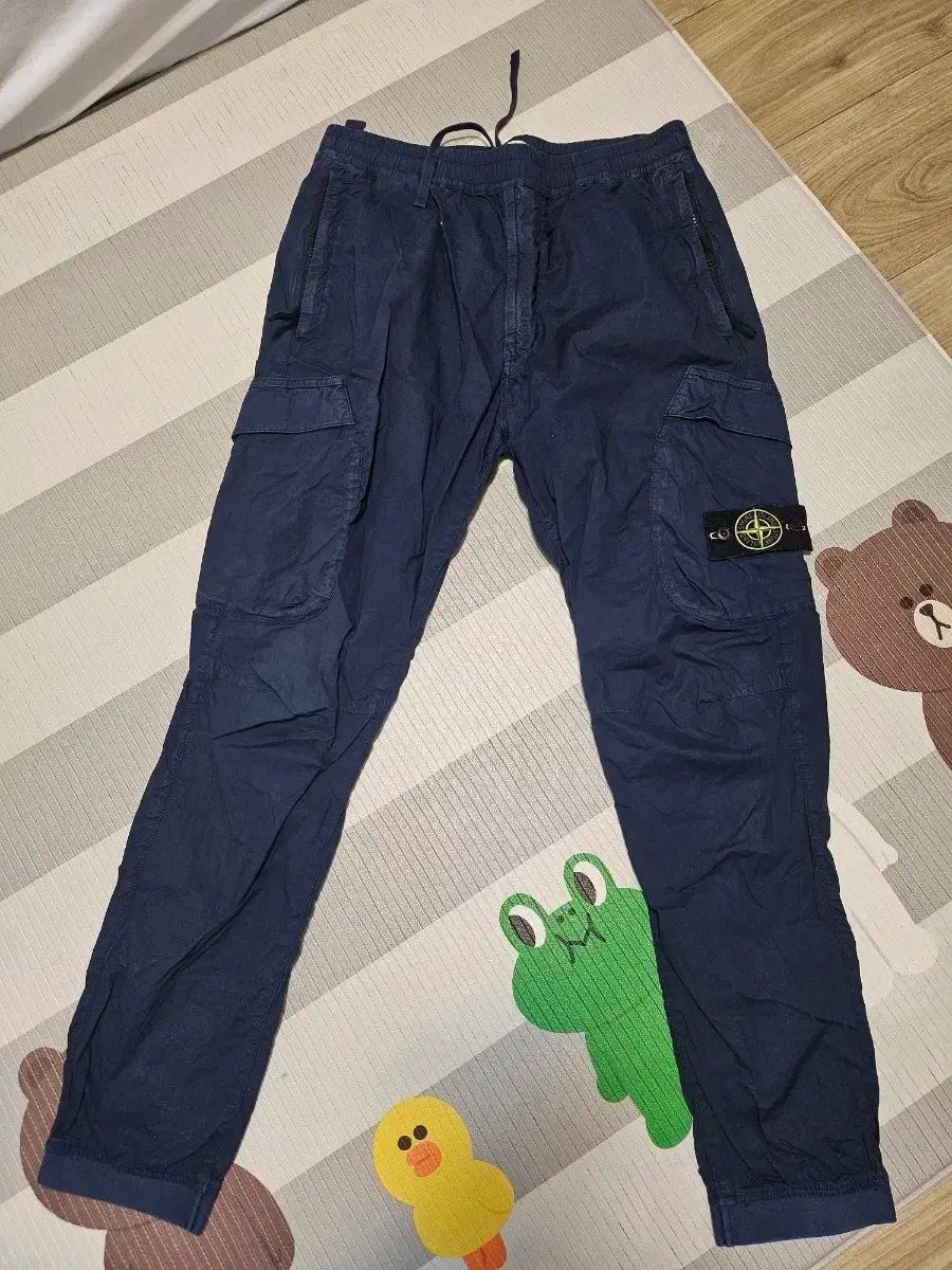 STONE ISLAND ストーンアイランド ネイビー カーゴ パンツ 32 34