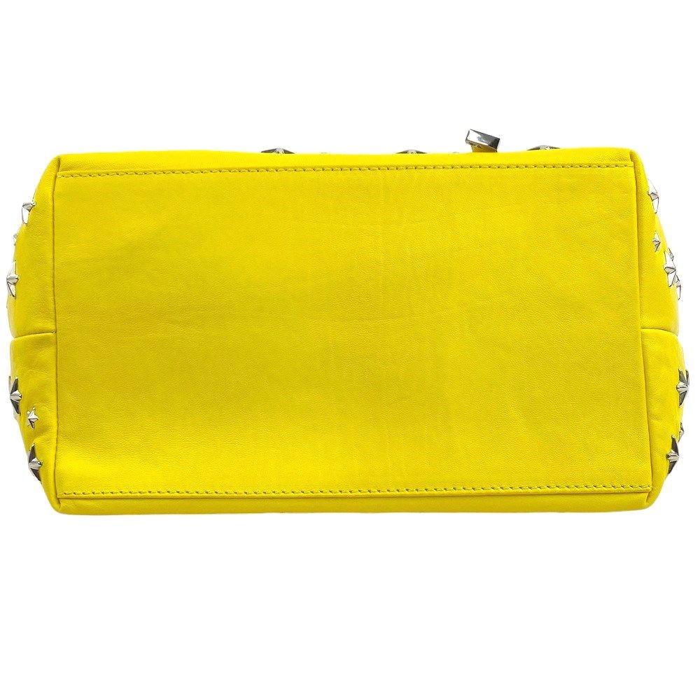 □美品□ ジミーチュウ ミニ ハンド トート バッグ 星 スター スタッズ  