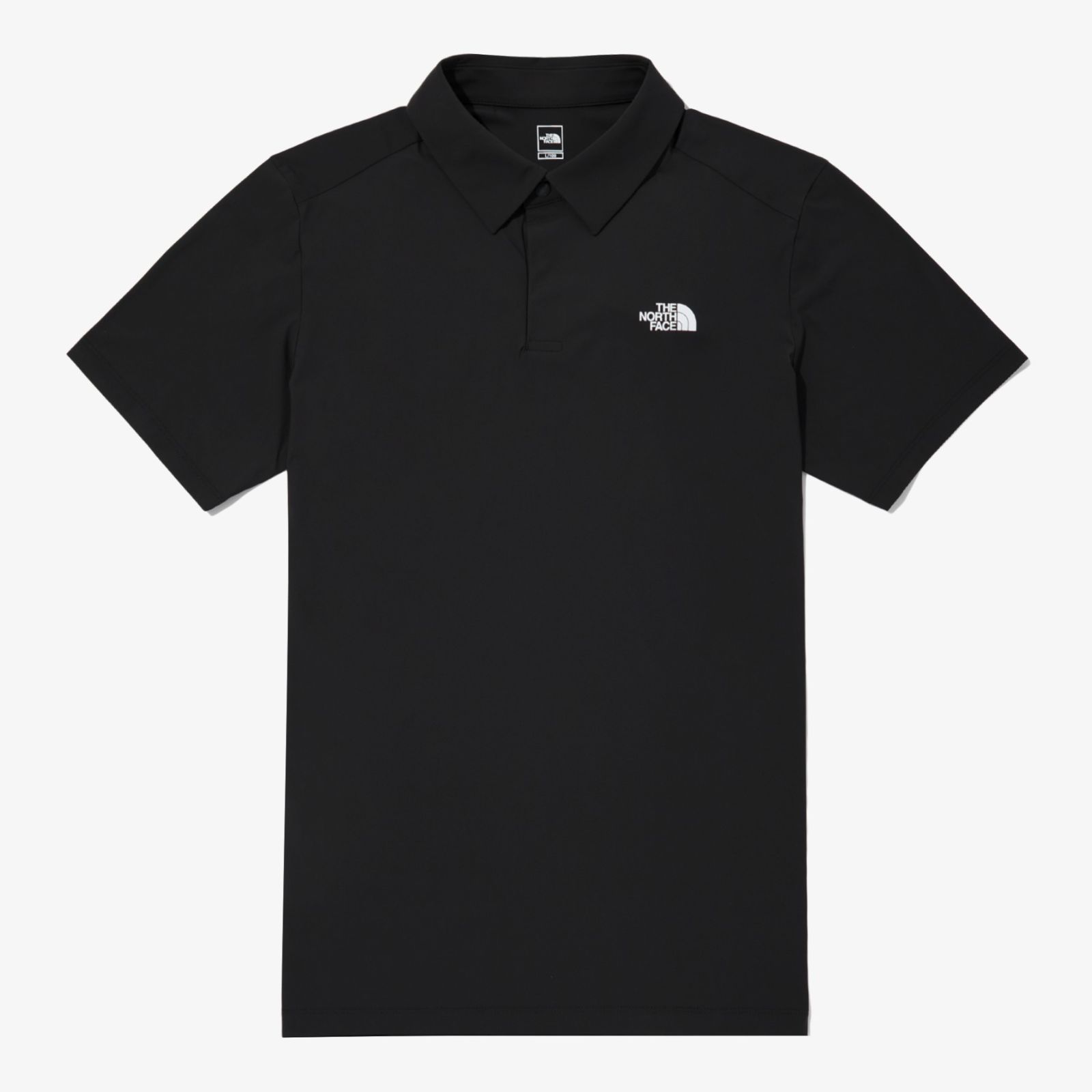 THE NORTH FACE M S ICE DAY S|S POLO ノースフェイス ポロシャツ 半袖 レギュラーフィット ロゴ ゴルフBLK XXLサイズ ZD27
