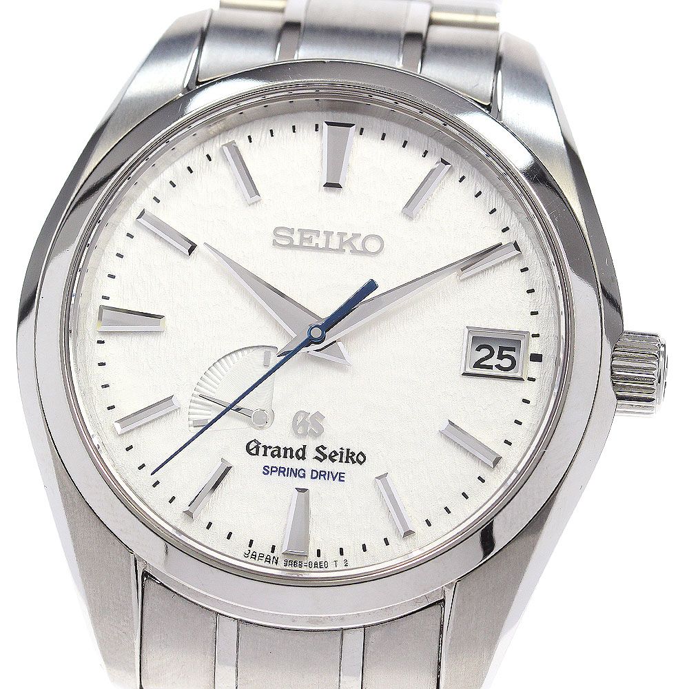 セイコー SEIKO SBGA011/9R65-0AE0 グランドセイコー パワーリザーブ デイト スプリングドライブ メンズ箱・保証書付き_847723