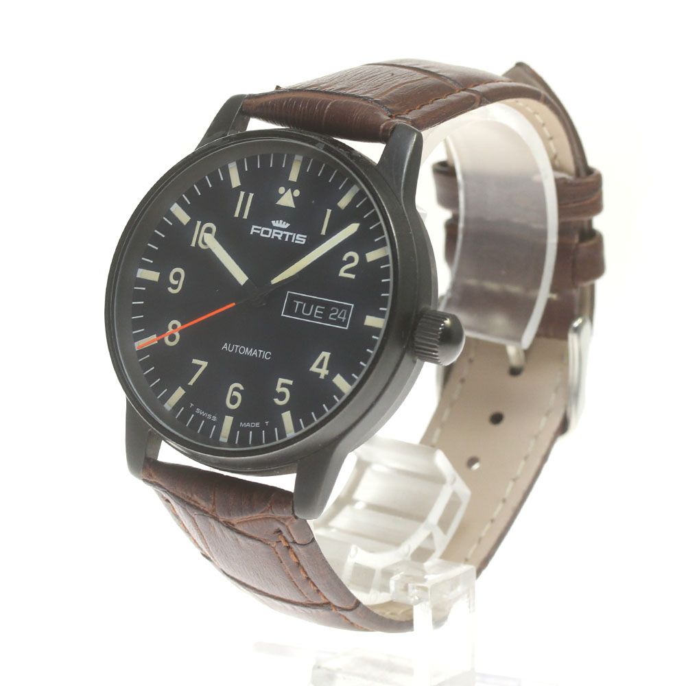 訳ありフォルティス FORTIS 595.18.158 フリーガー デイデイト 自動