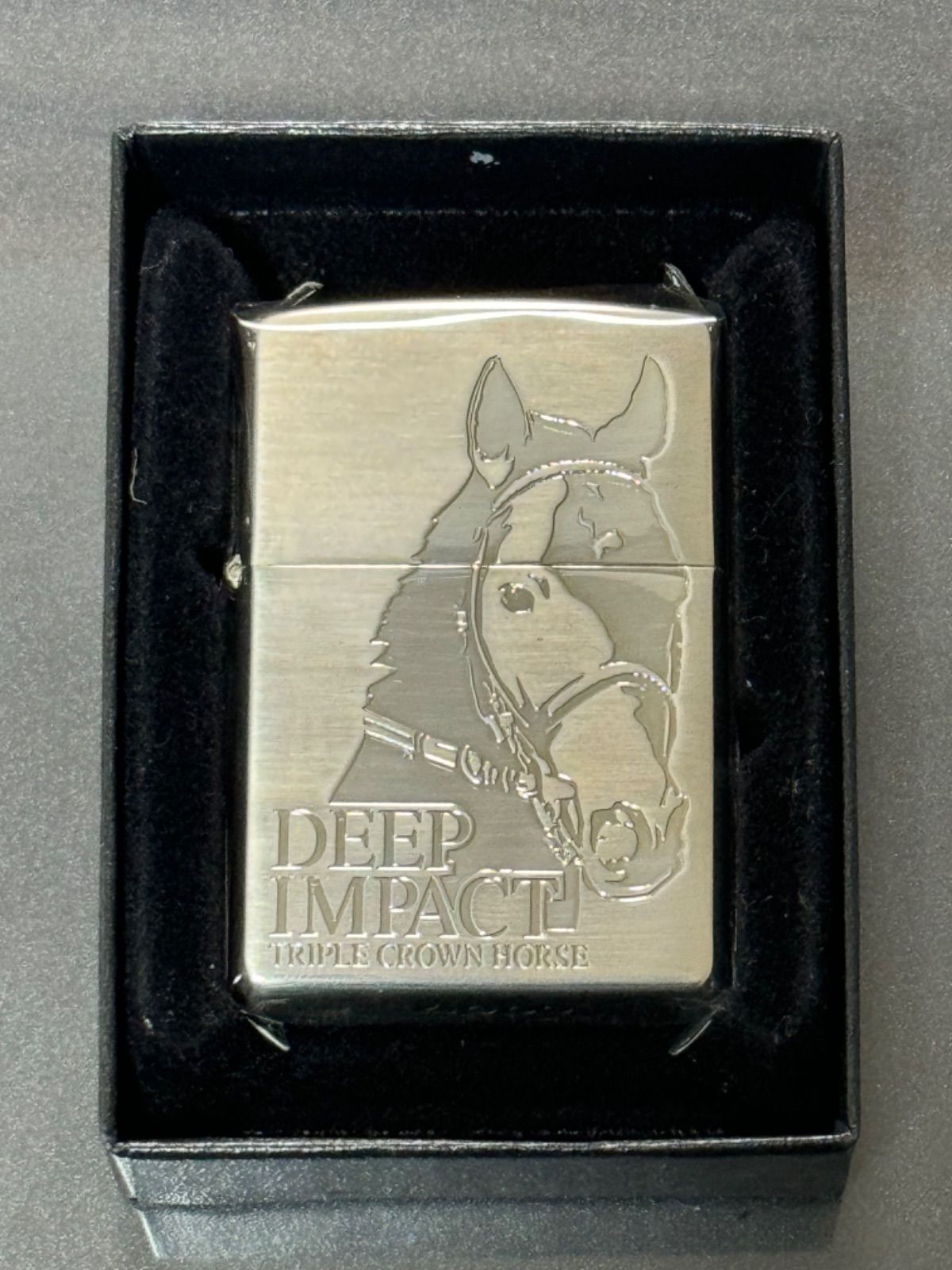 Zippo DeepImpact 限定 未使用 シルバー 競馬ディープインパクト