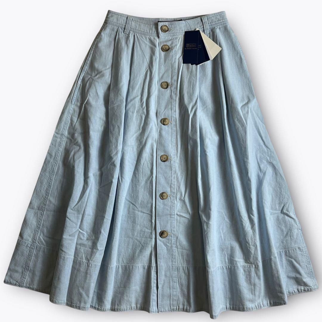 ♥ RALPH LAUREN シャンブレースカート エスパ ウィンター着用 2000000019192