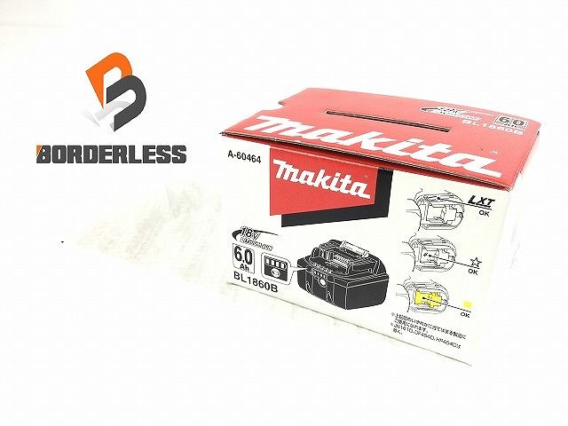 makita マキタ 18V 6.0Ah 純正 リチウムイオンバッテリー BL1860B 残量表示付 リチウムイオン電池 蓄電池 充電池 107751