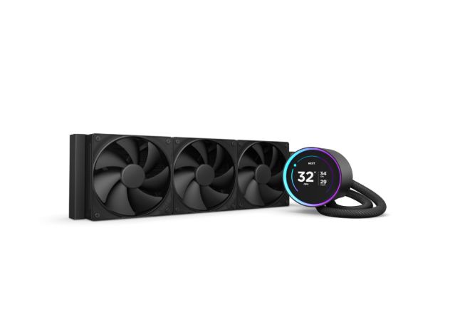 NZXT Kraken Elite 360​​ v2 ブラック シンプル水冷CPUラジエーター RL-KN36E-B2 FN2381