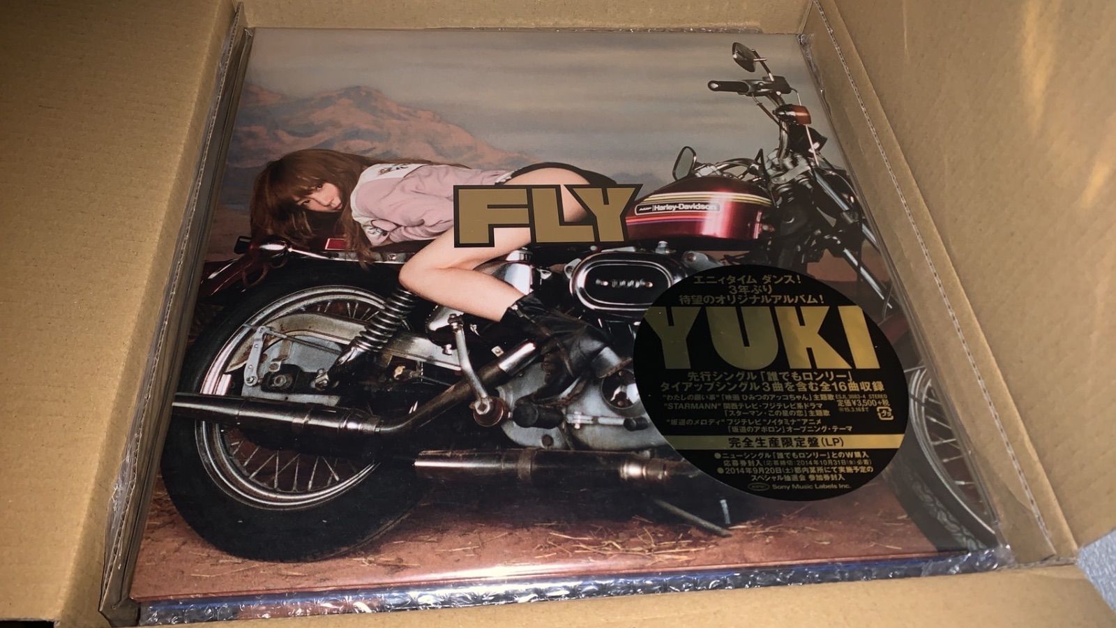 FLY(完全生産限定盤(LP)/YUKI FLY(完全生産限定盤) [Analog] Limited Edition YUKI LP Record 【新品
