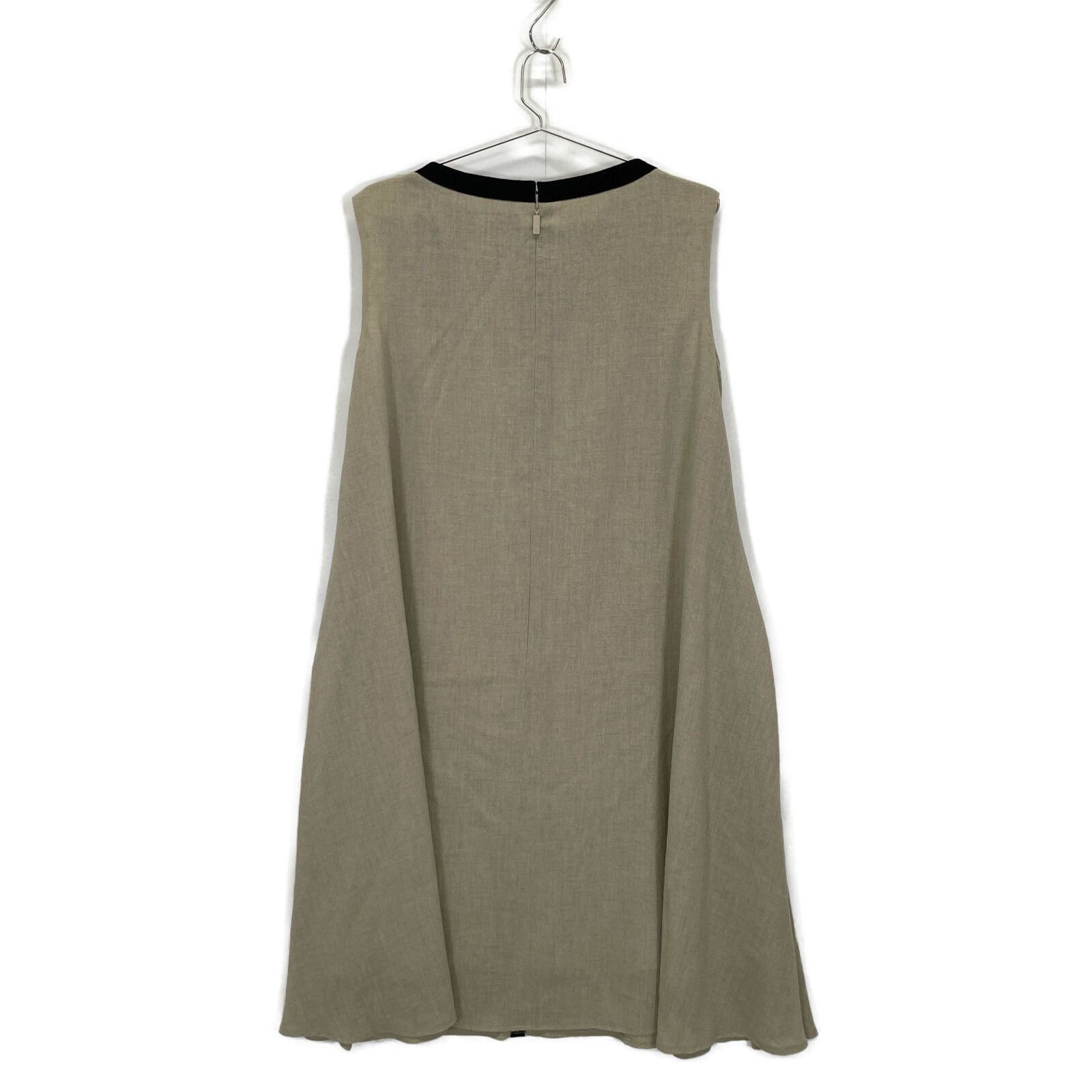 極美品✨ルネ ノースリーブ ワンピース リボン ベージュ 中古・古着通販】Rene (ルネ) シャガードワンピース