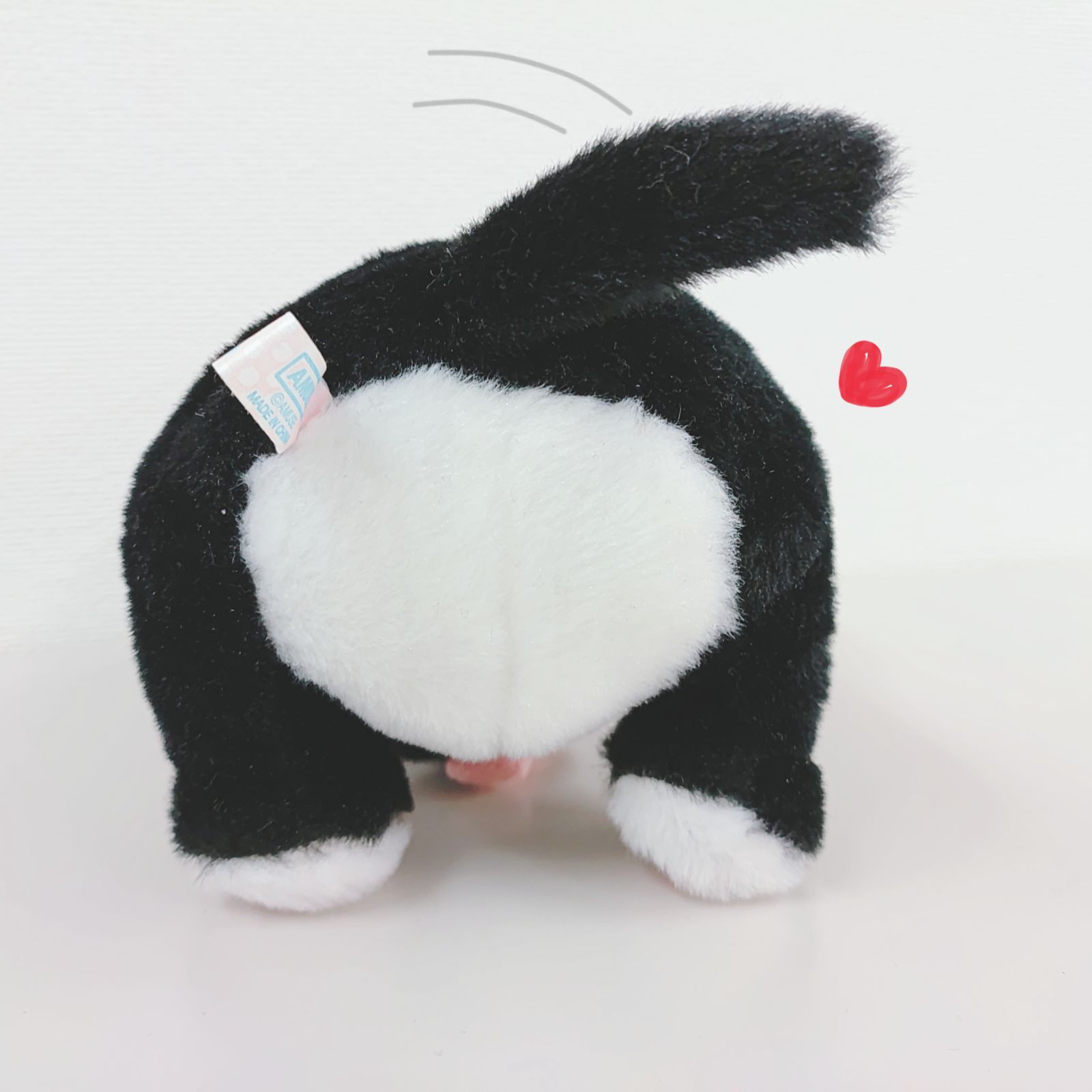 S145 ちんまりマンチカン おじき ぬいぐるみ ねこ ネコ 猫