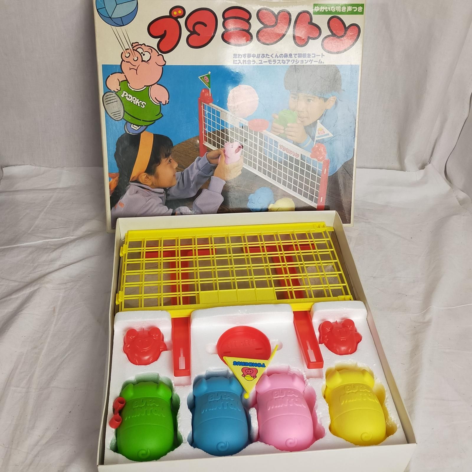 野村トーイ ブタミントン 昭和レトロ ブタミントン 野村トーイ1986年