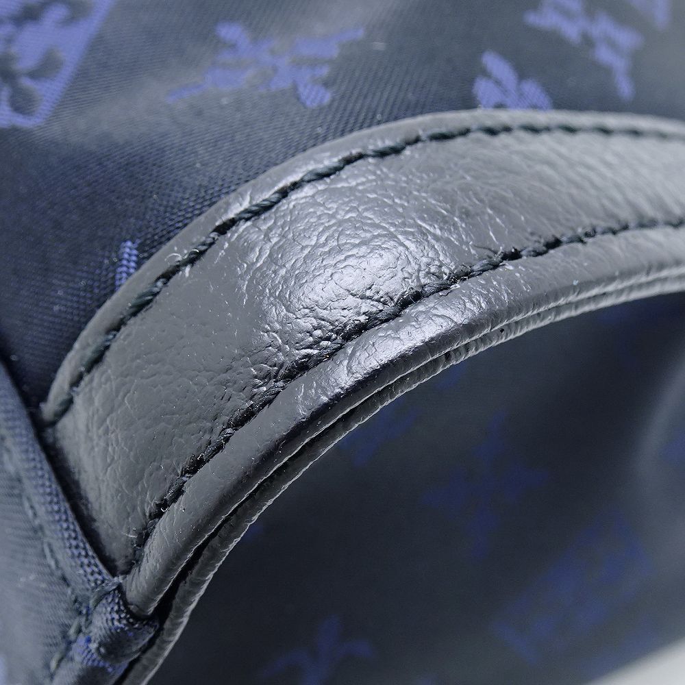 russet ラシット ショルダーバッグ 2WAY ナイロンxレザー ブラック  