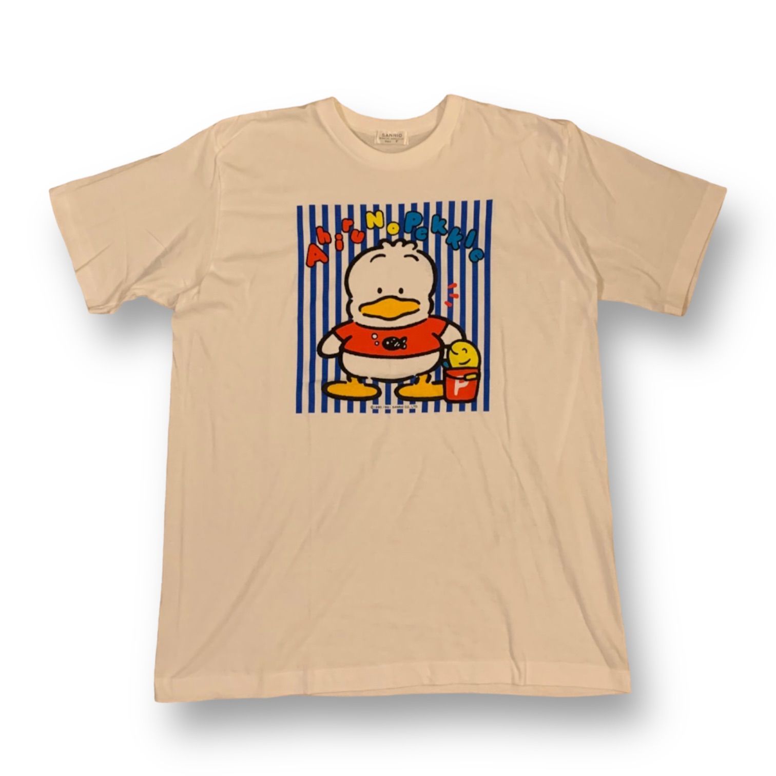 90s SANRIO “Ahiru No Pekkle” S/S Graphic T-Shirt サンリオ あひるの 