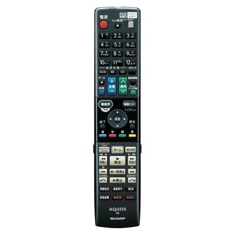 シャープ ブルーレイディスクレコーダー用純正リモコン 0046380253 GB017PA