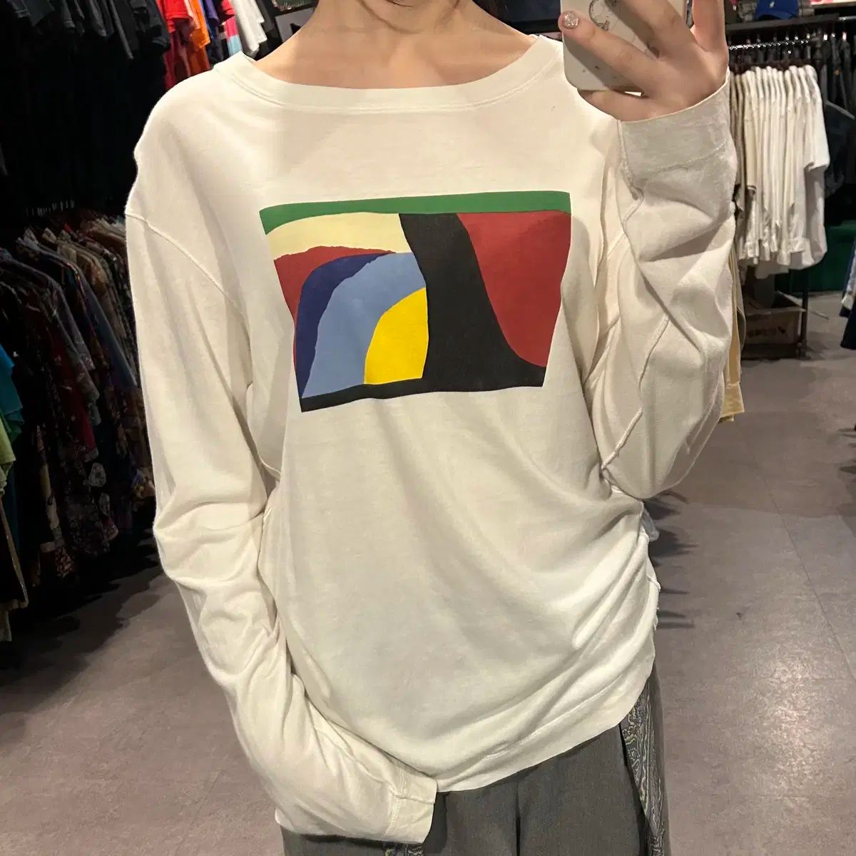 552 PAUL SMITH ポール スミス プリント 長袖 ロングスリーブ