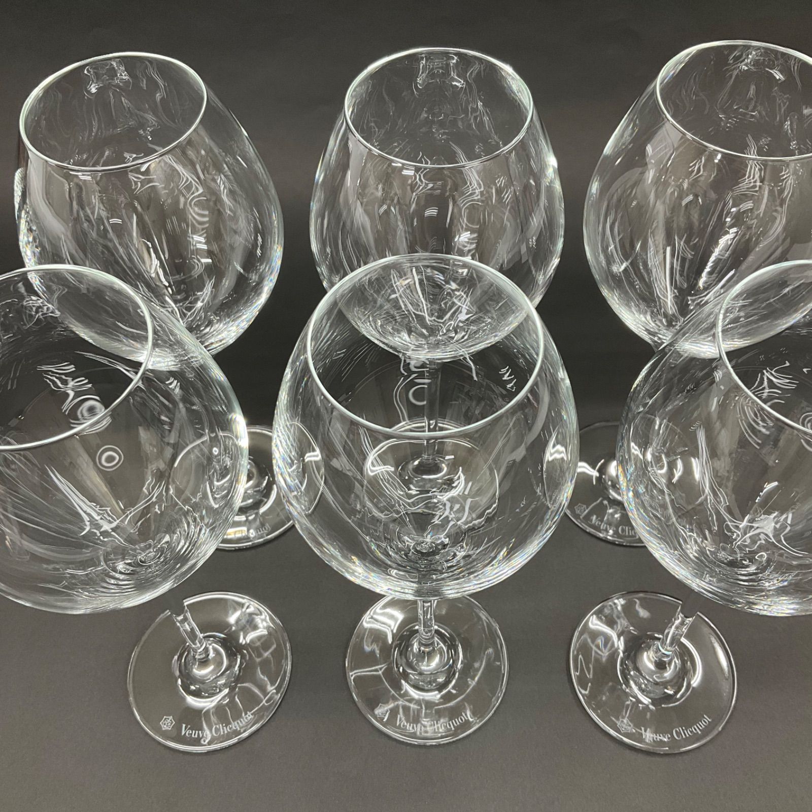 ヴーヴクリコ シャンパングラス 6脚セット】シャンパーニュ Veuve