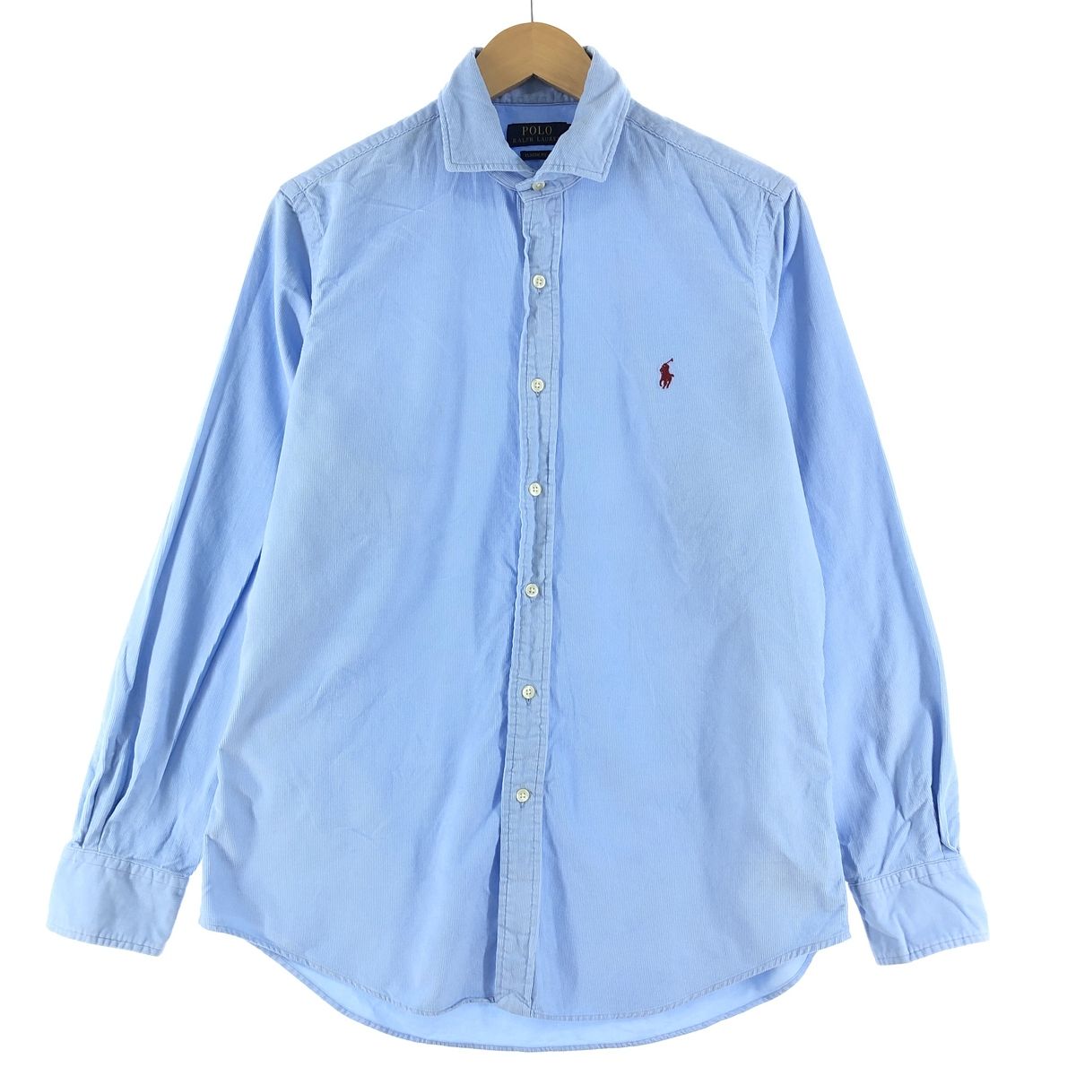 古着 ラルフローレン Ralph Lauren POLO RALPH LAUREN CLASSIC FIT 長袖 ワイドカラー コーデュロイシャツ メンズM /eaa357610/eaa357610
