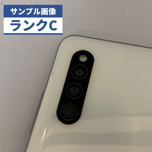 ★【中古品】au SIMロック解除済 Galaxy A41 ホワイト