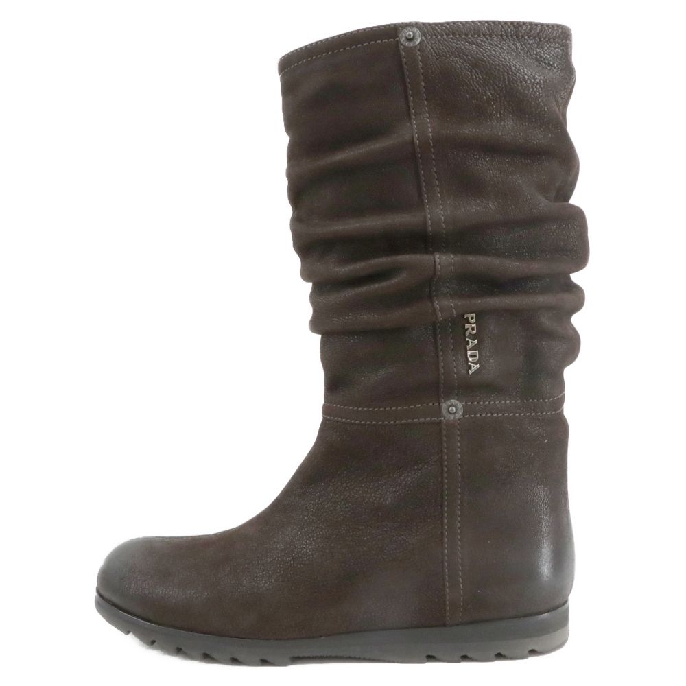 PRADA SPORT (プラダ スポーツ) Long Boots ヌバック レザー ロング