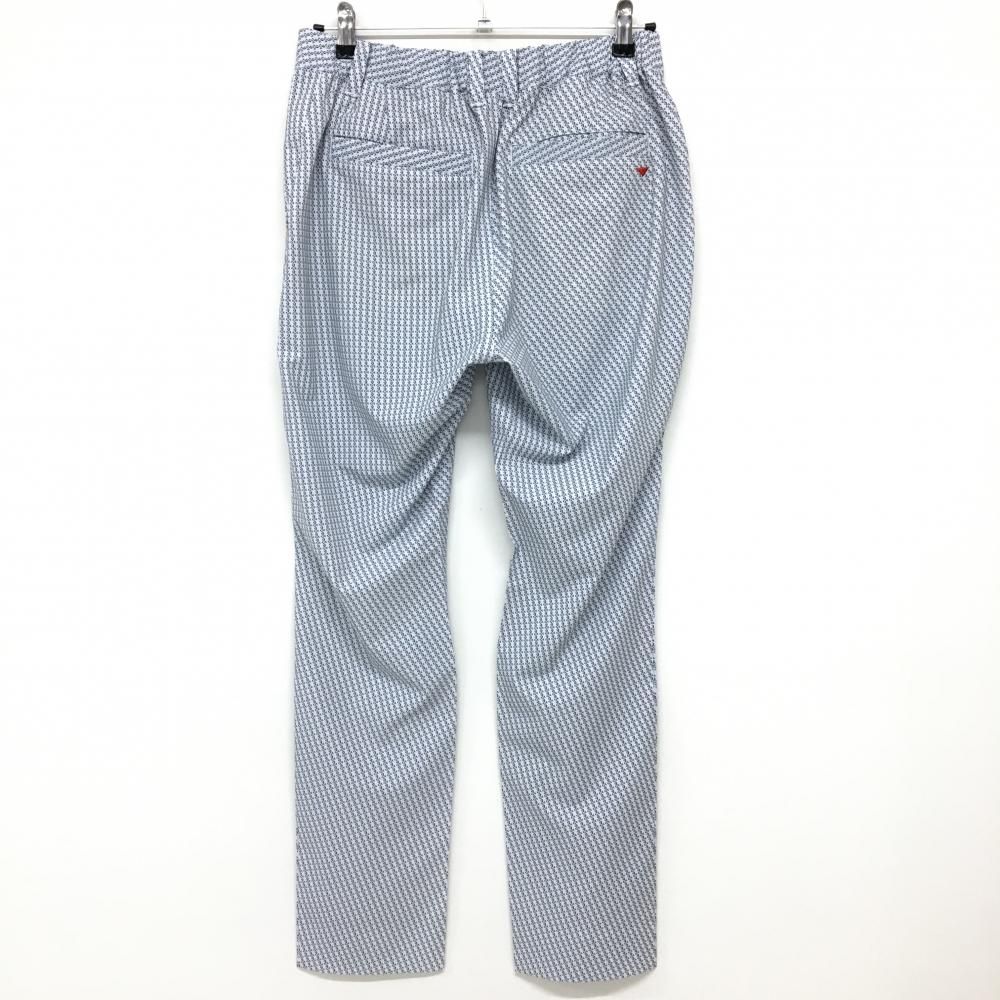 and per se アンパスィ　総柄　ゴルフパンツ　メンズ　白　ロゴ　ズボン and per se アンパスィ 総柄 ゴルフパンツ メンズ 白 ロゴ