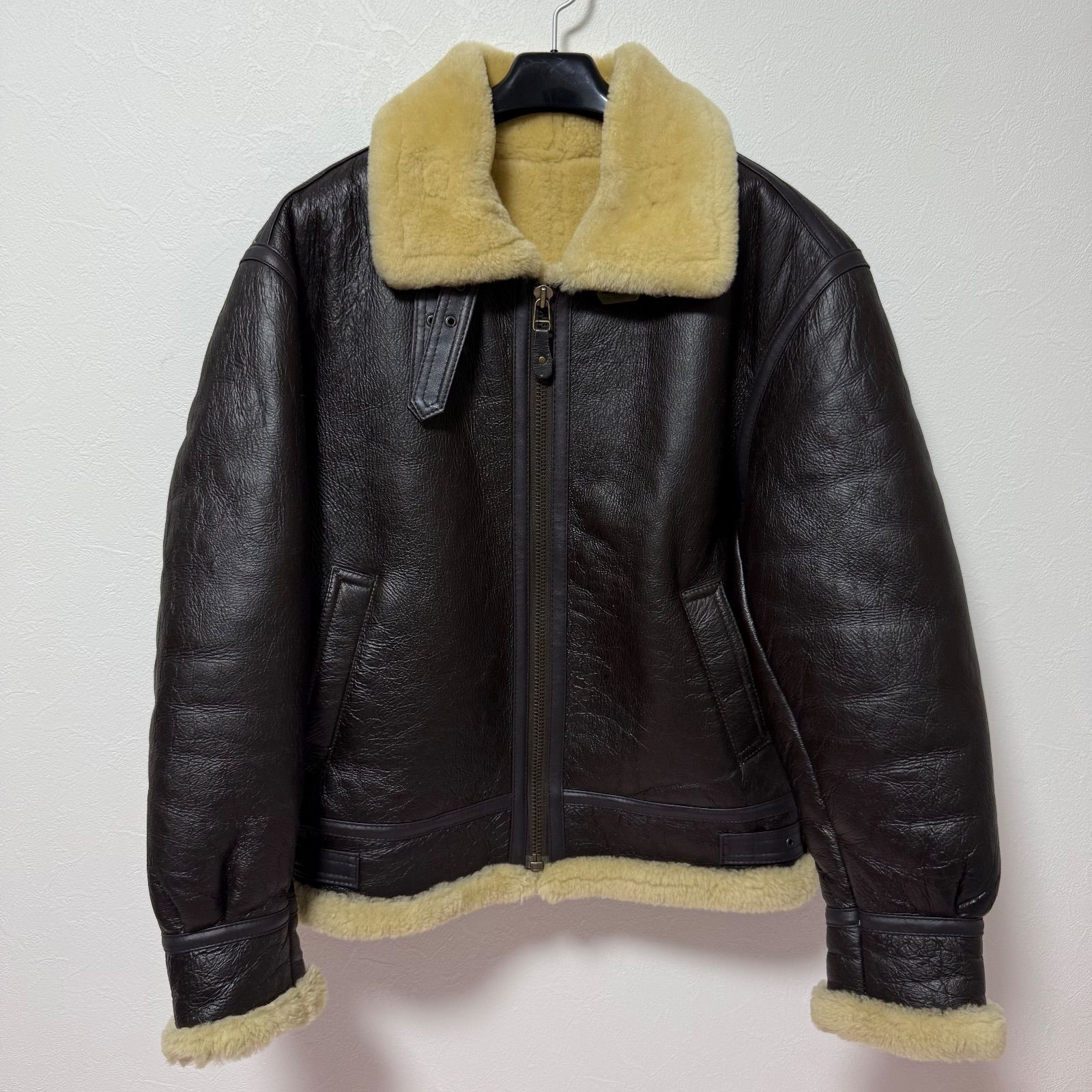 J.K MEMBERS B-3 ムートン フライトジャケット XL 90s J.K MEMBERS 羊 