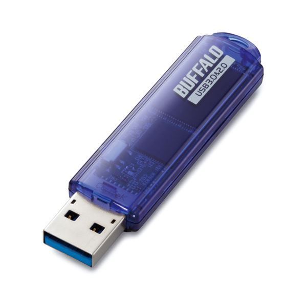 まとめ バッファローUSB3.0対応 USBメモリー スタンダードモデル 16GB ブルー RUF3-C16GA-BL 1個 ×3セット