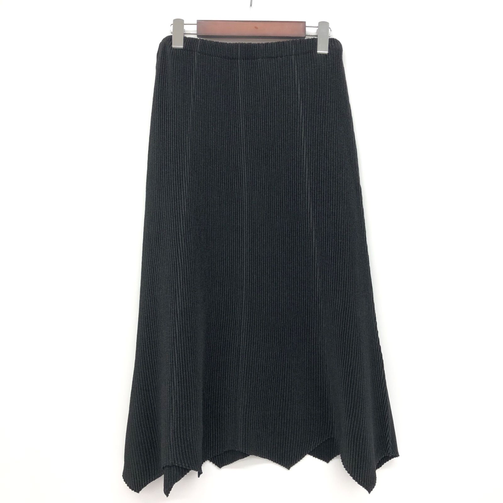 SPECCHIO スペッチオ シャトルプリーツ 変形ヘムラインスカート（8枚  