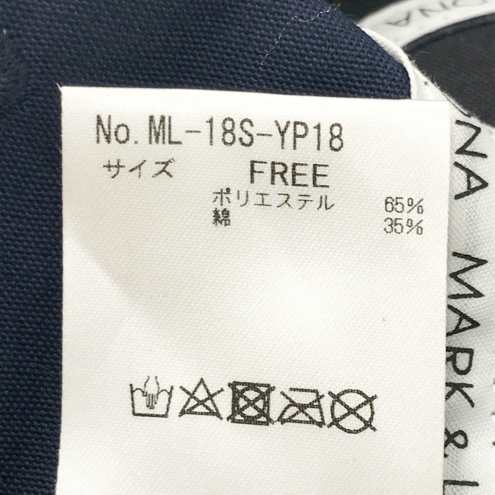 【美品】MARK&LONA スカルデザイン ジャージセットアップ　48 MARK&LONA マークアンドロナ キャップ スカル ネイビー系 FREE