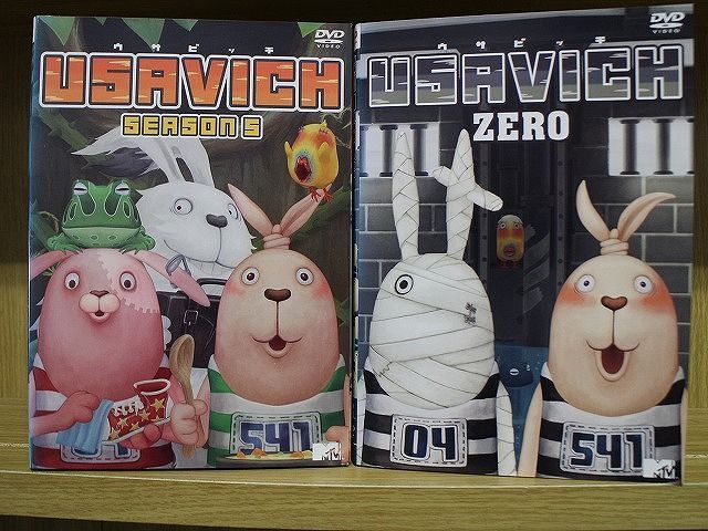 DVD ウサビッチ USAVICH SEASON1〜5 + ZERO 計6本セット ※ケース無し