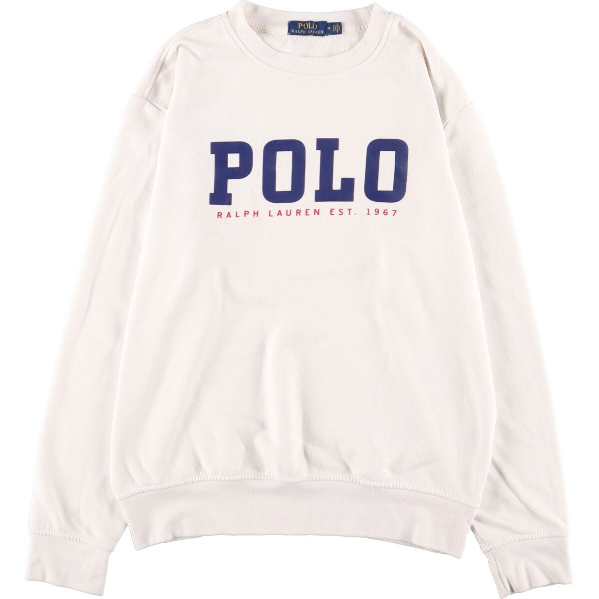 古着 ラルフローレン Ralph Lauren POLO RALPH LAUREN プリントスウェットシャツ トレーナー メンズM/eaa367160
