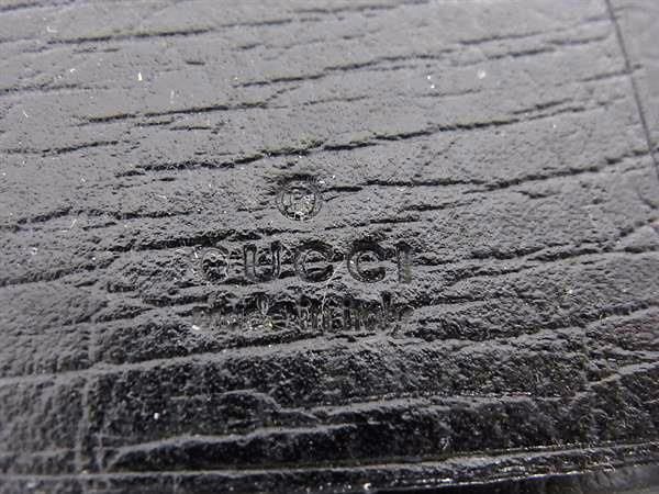 【最短翌日配送】 GUCCI グッチ キーケース インターロッキングG 115225 ブラック レザー ユニセックス 6連 超