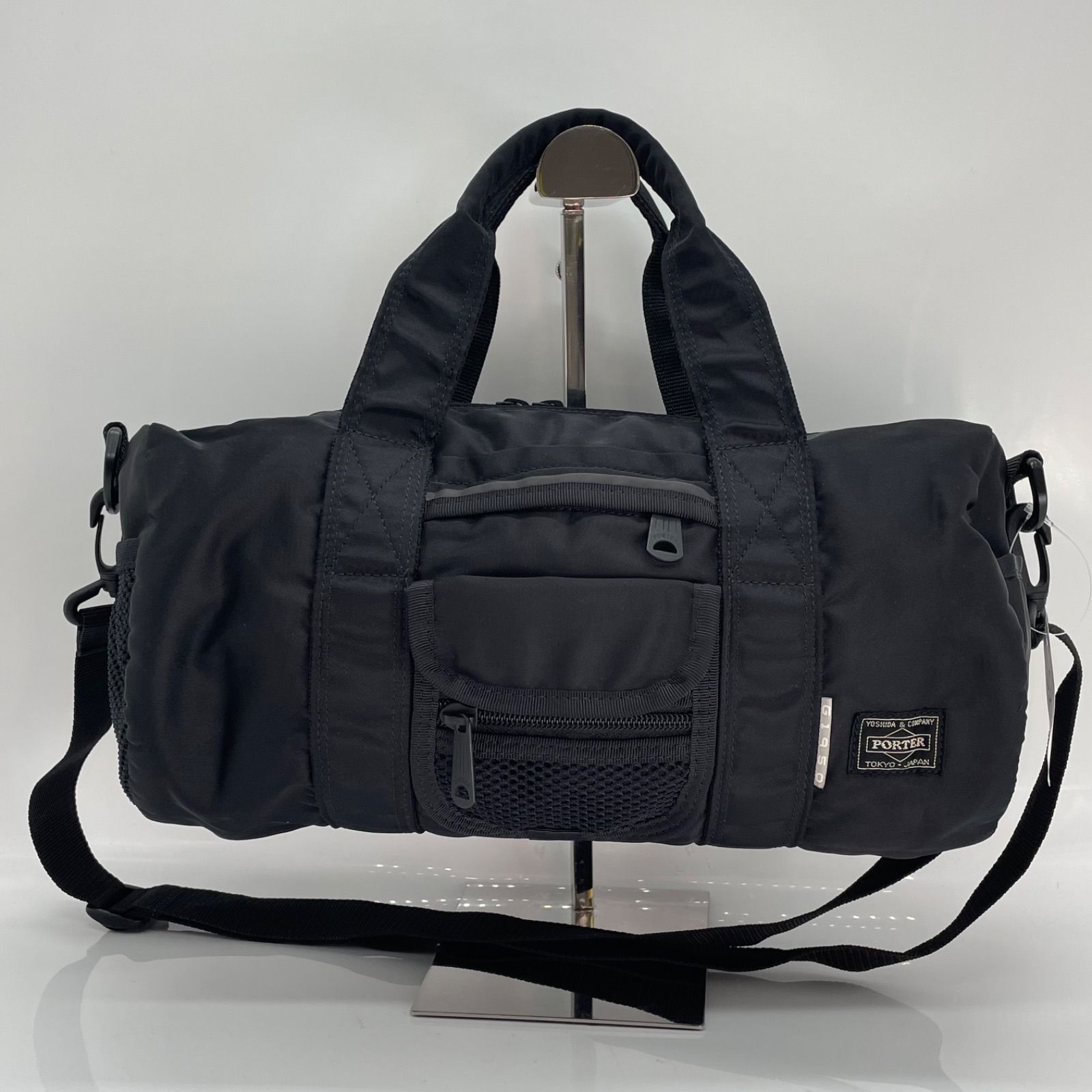 【美品】ポーター G1950 ボストンバッグ トラベルバッグ 2way 黒色 PORTER ポーター タンカー 2WAY ボストンバッグ ブラック 瑞穂店