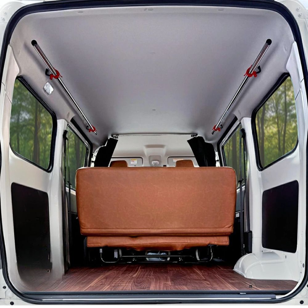 積載量アップ 天井 サイドバー パイプホルダー黒 マルチキャリアハンガー タウンエース バン S403 | S413 R2|9- Hyog GL | DX 工事不要