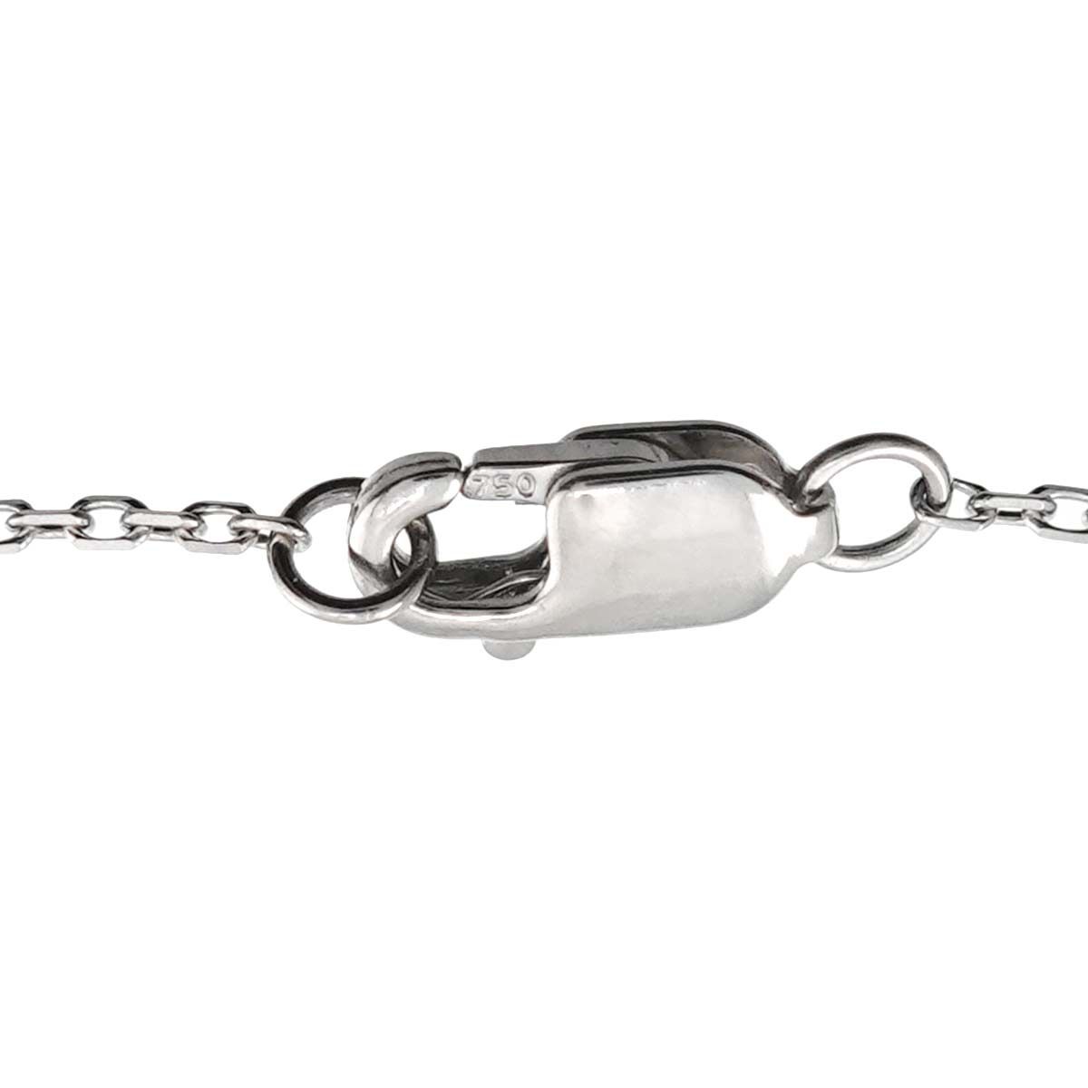 フレッド FRED フォース10 ダイヤ ネックレス 40cm スモール K18 WG  